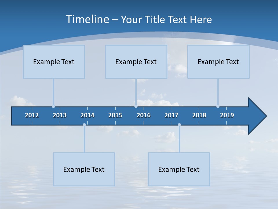 Beach Scenics Weather PowerPoint Template