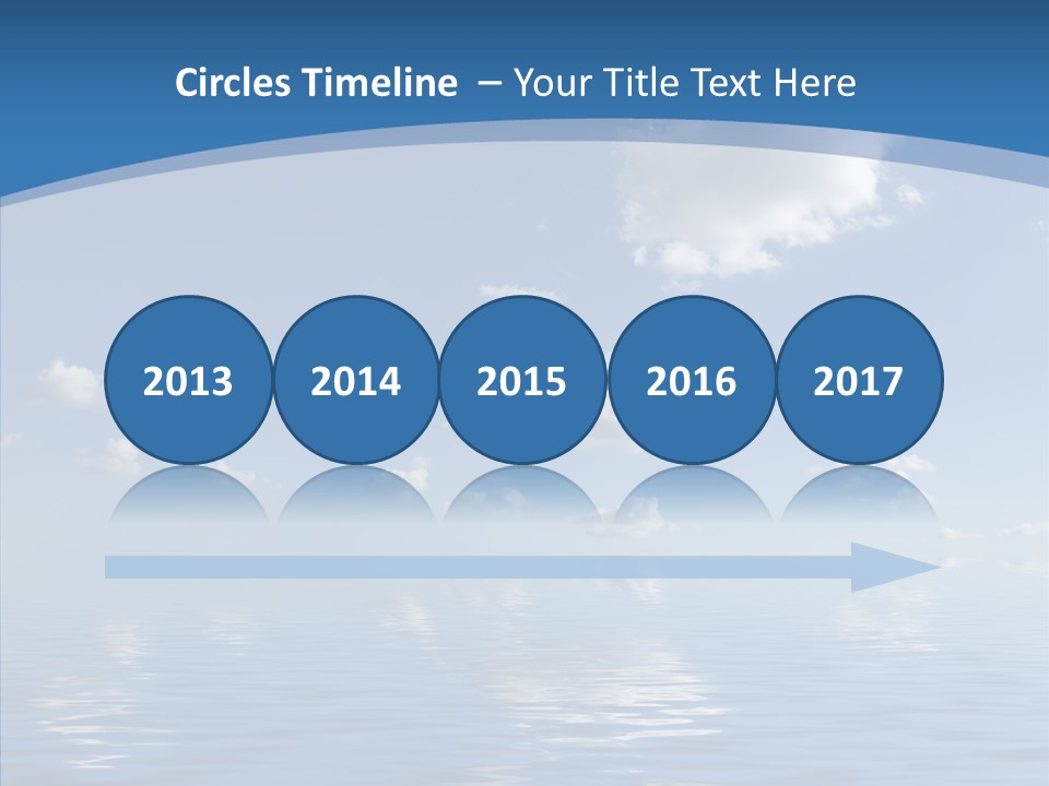 Beach Scenics Weather PowerPoint Template