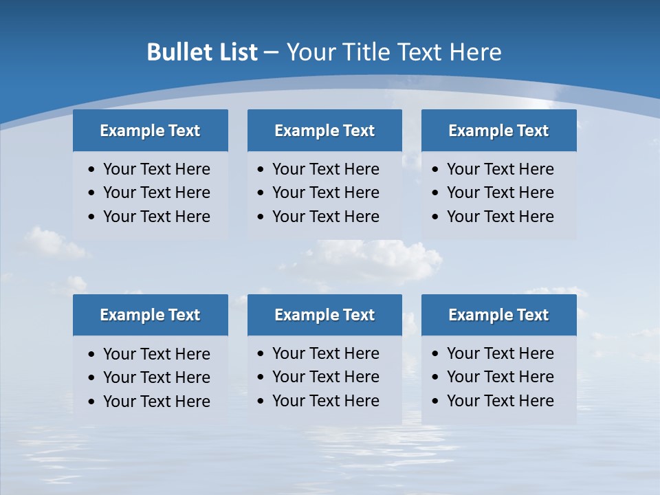 Beach Scenics Weather PowerPoint Template