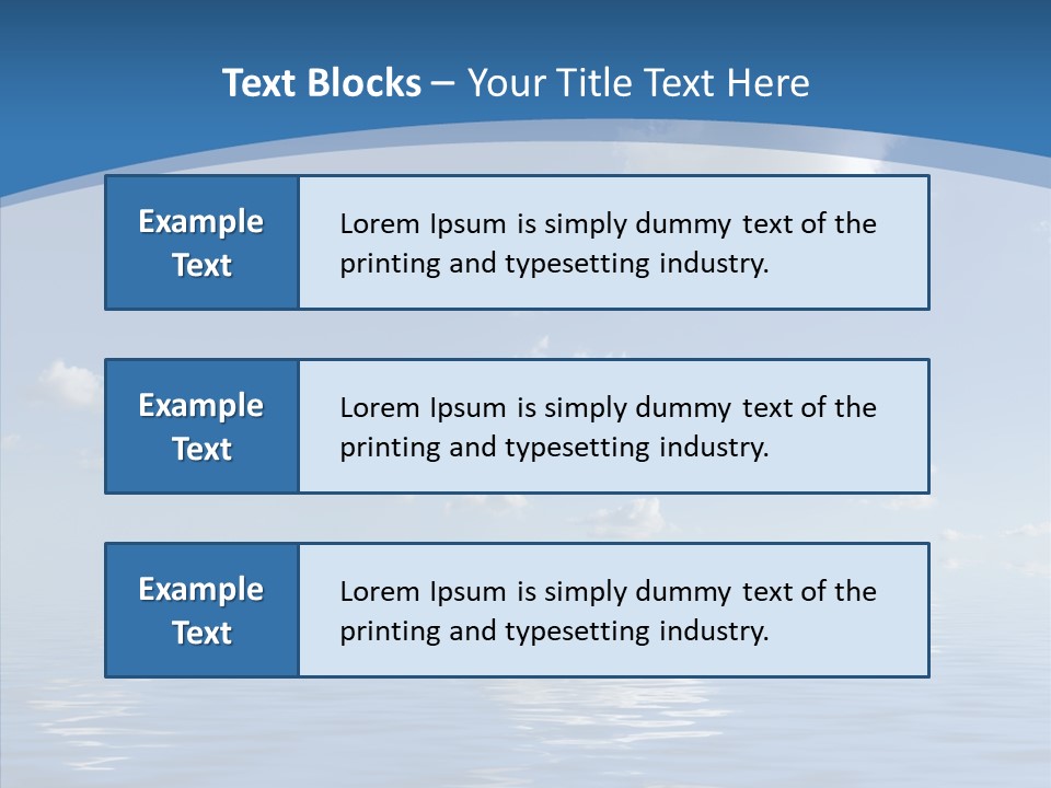 Beach Scenics Weather PowerPoint Template
