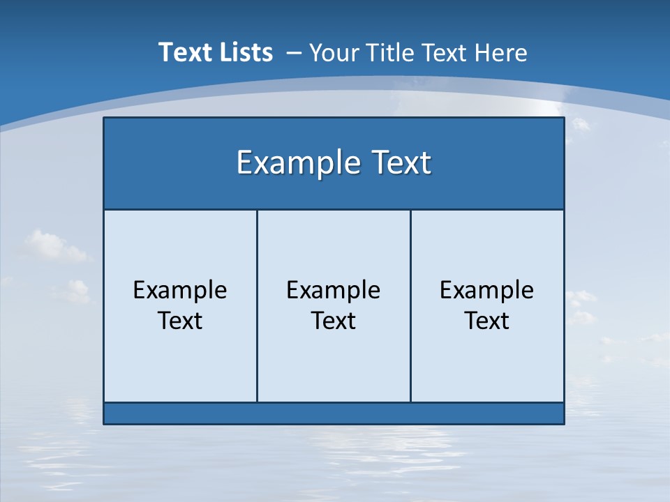 Beach Scenics Weather PowerPoint Template