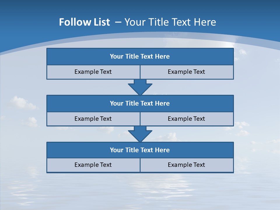 Beach Scenics Weather PowerPoint Template