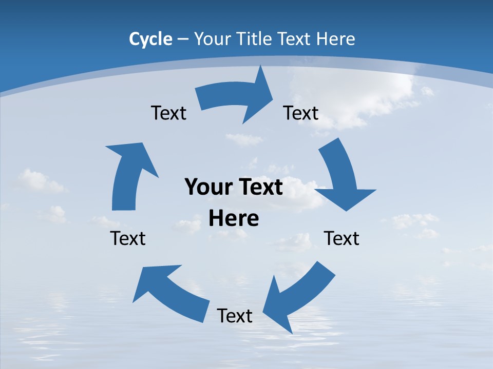 Beach Scenics Weather PowerPoint Template