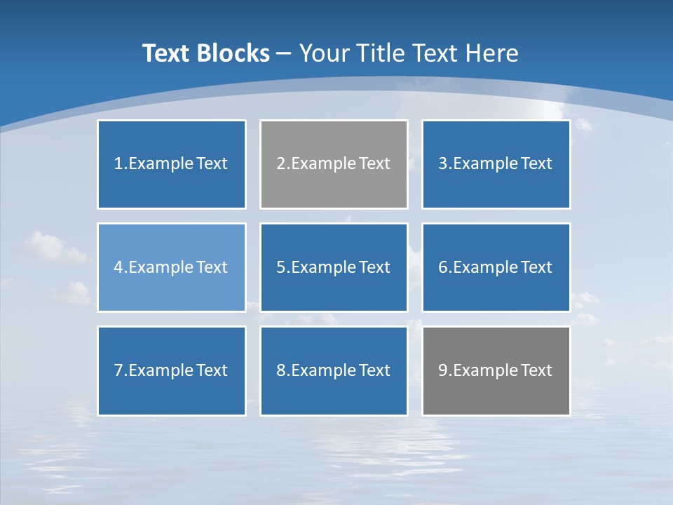Beach Scenics Weather PowerPoint Template