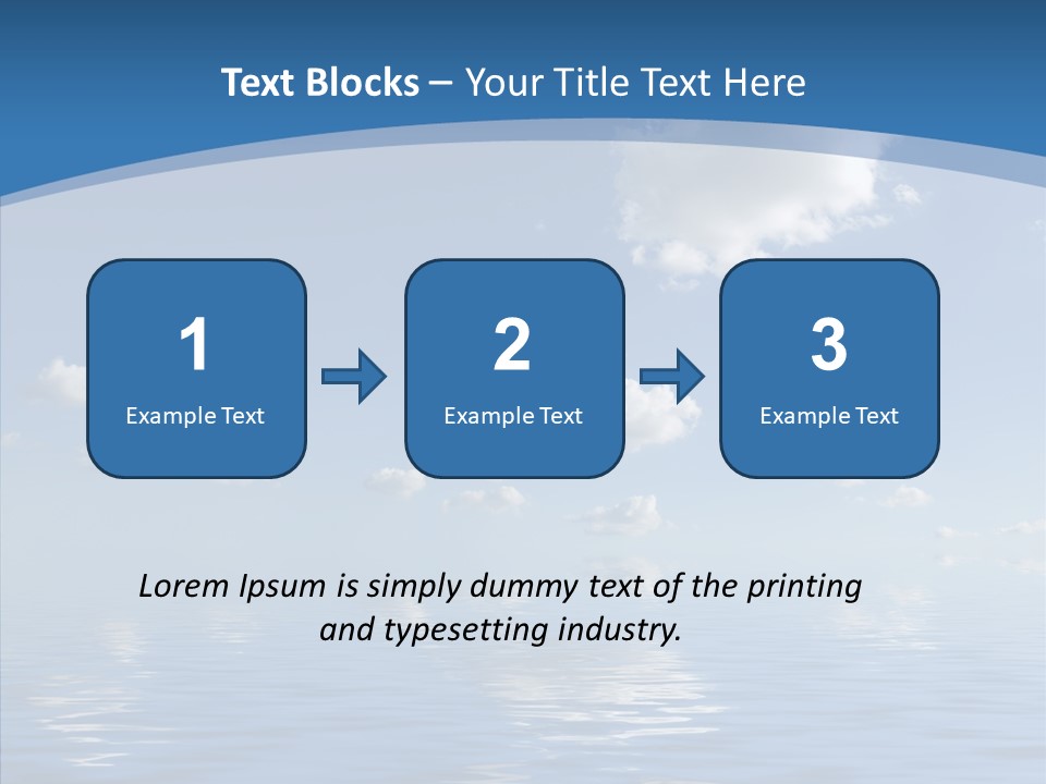 Beach Scenics Weather PowerPoint Template