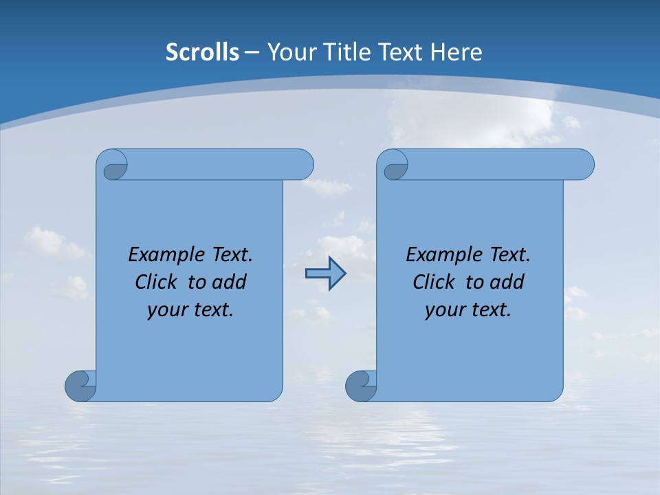 Beach Scenics Weather PowerPoint Template