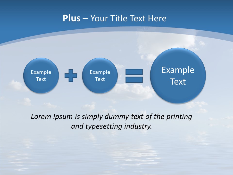 Beach Scenics Weather PowerPoint Template