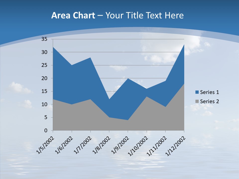 Beach Scenics Weather PowerPoint Template
