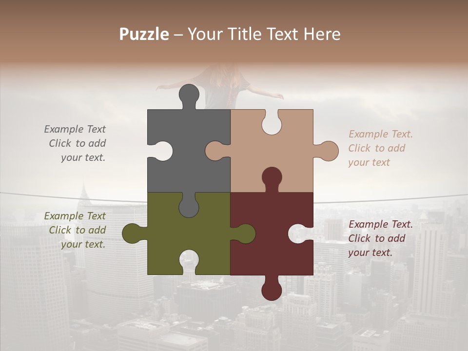 New Girl Teen PowerPoint Template