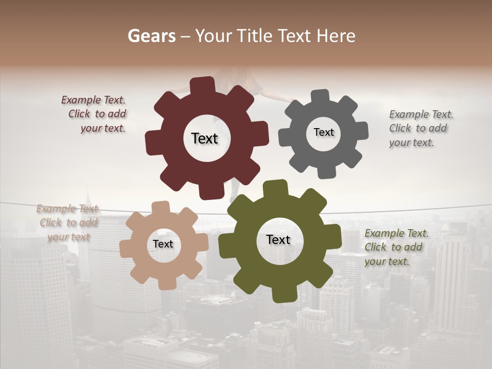 New Girl Teen PowerPoint Template