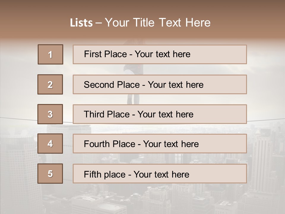 New Girl Teen PowerPoint Template