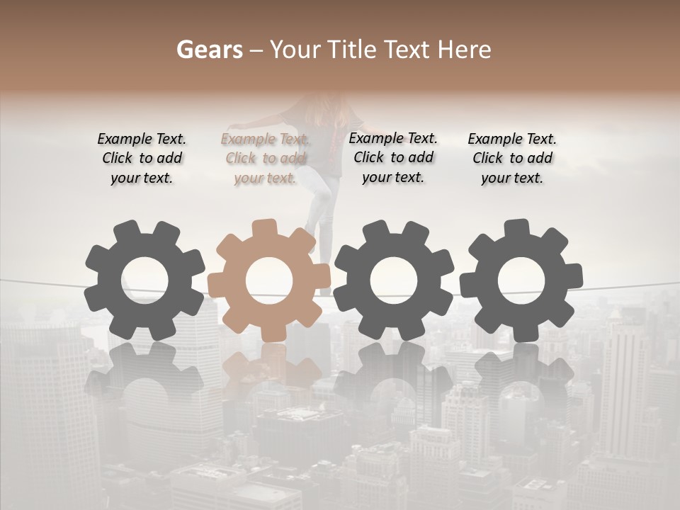 New Girl Teen PowerPoint Template