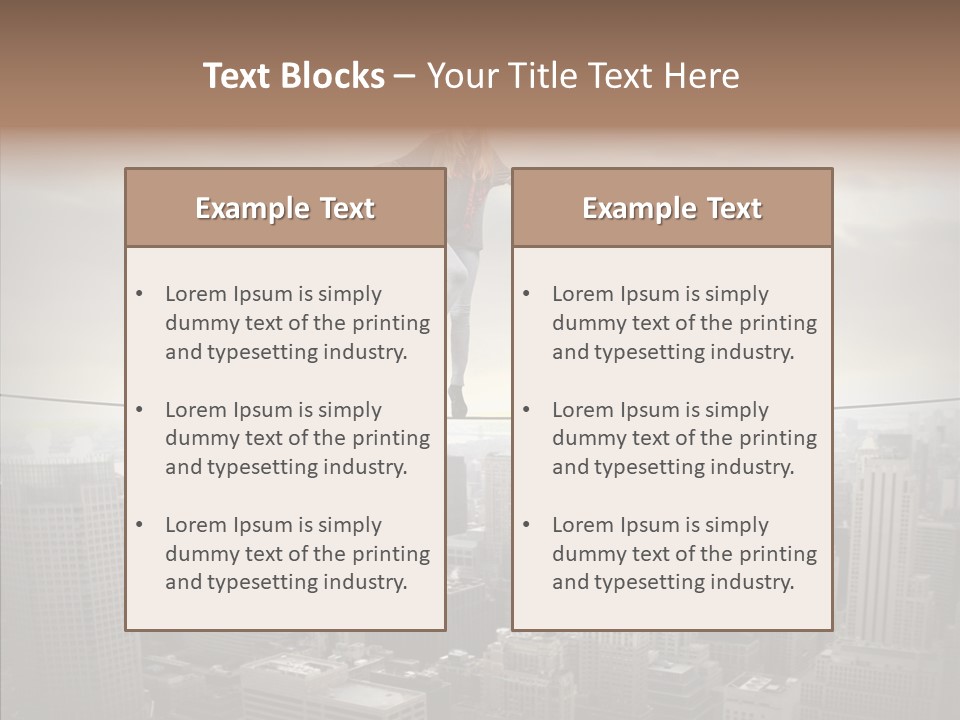 New Girl Teen PowerPoint Template