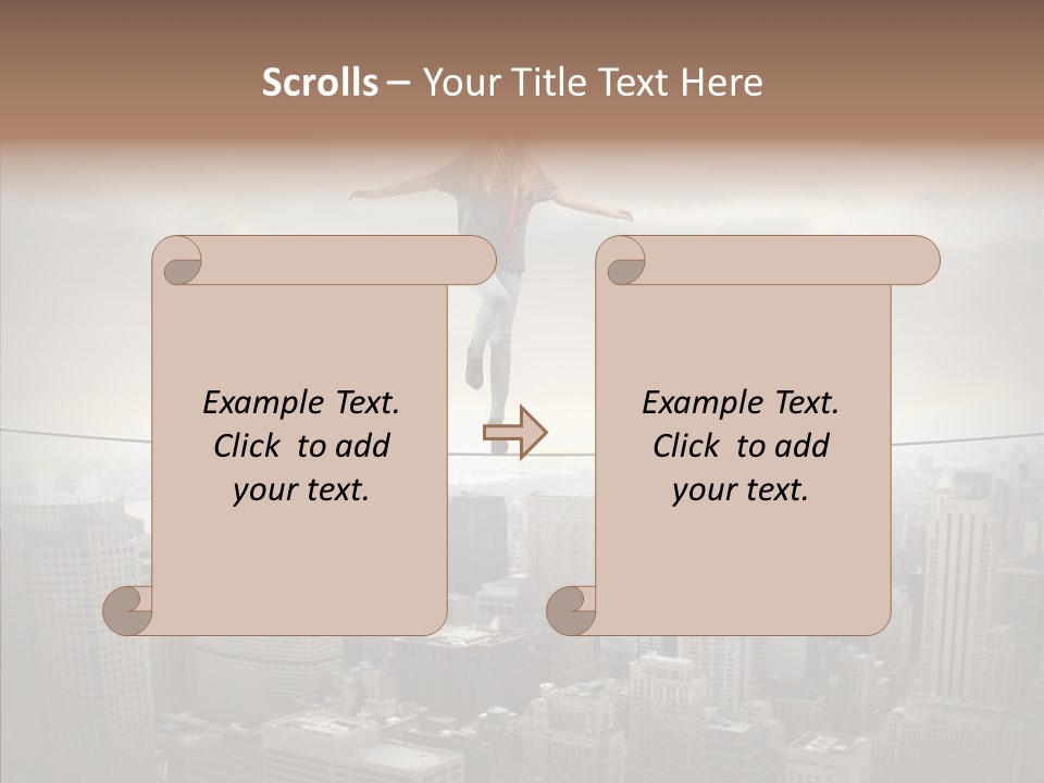 New Girl Teen PowerPoint Template