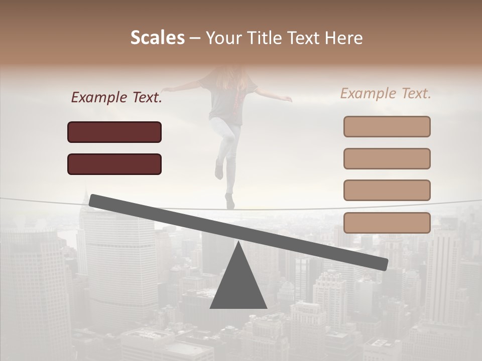 New Girl Teen PowerPoint Template