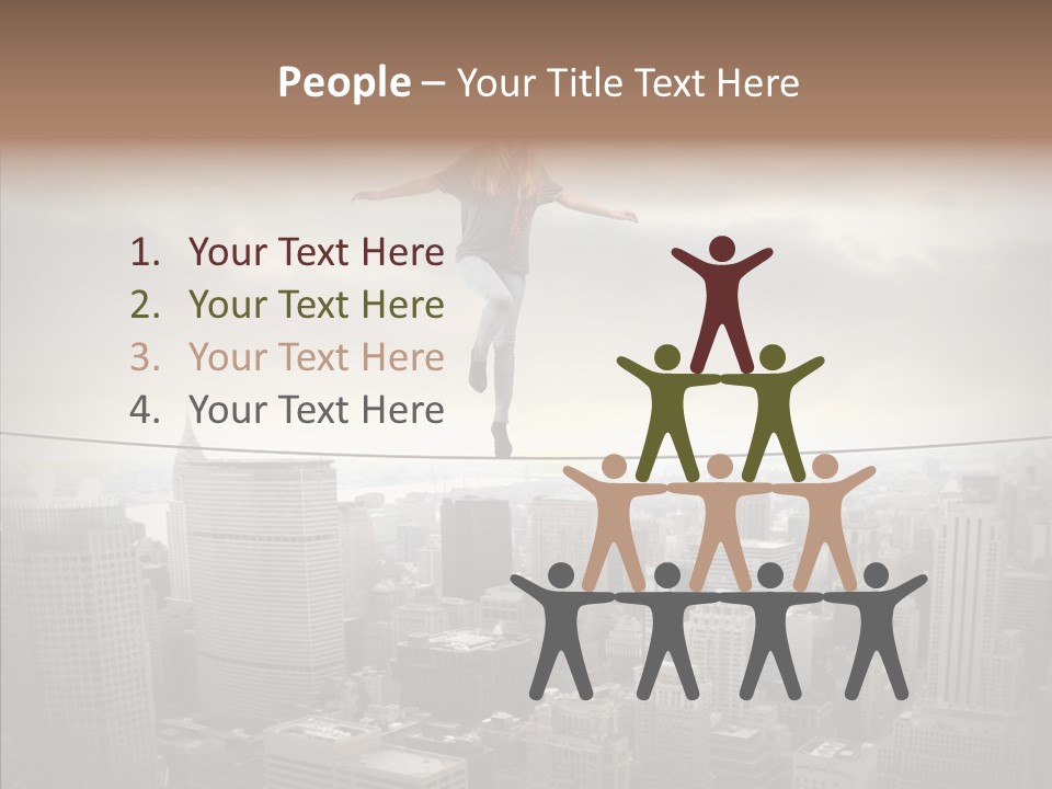 New Girl Teen PowerPoint Template