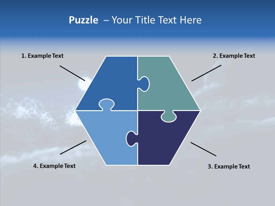 Lunar Time Waves PowerPoint Template