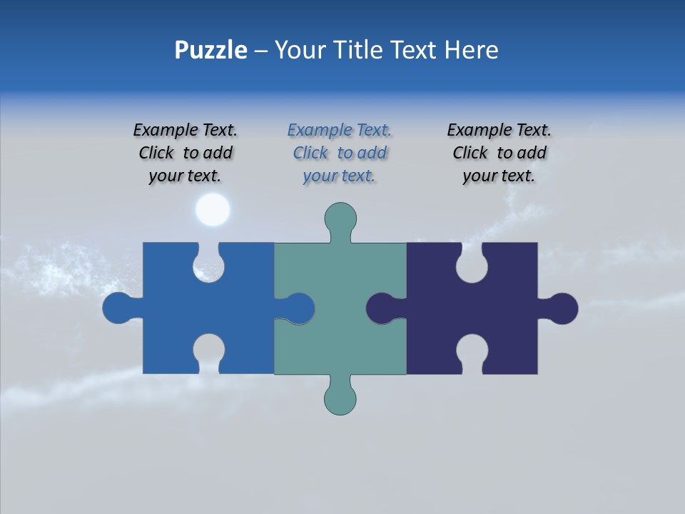 Lunar Time Waves PowerPoint Template