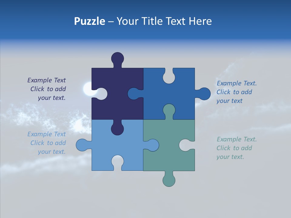 Lunar Time Waves PowerPoint Template
