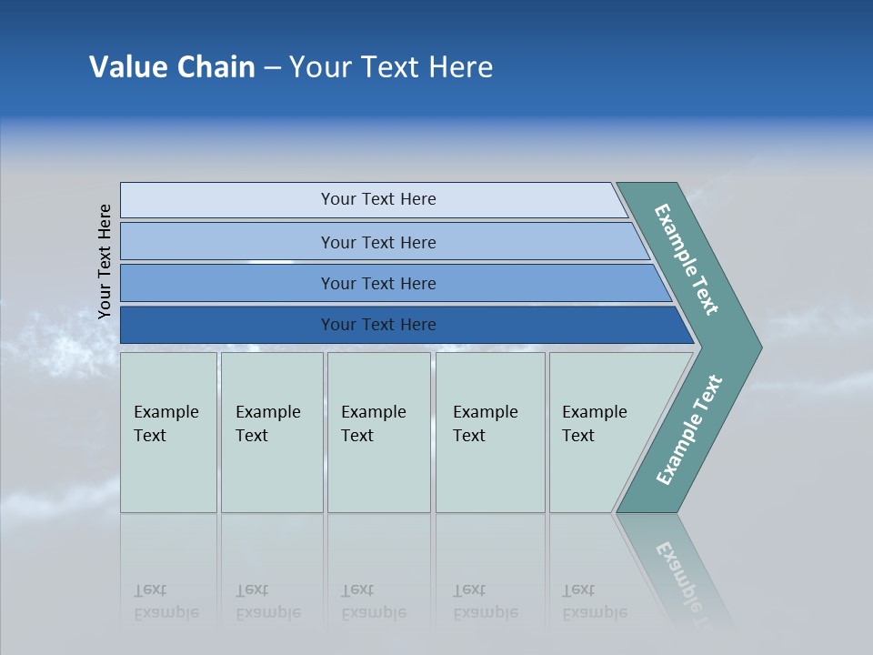 Lunar Time Waves PowerPoint Template