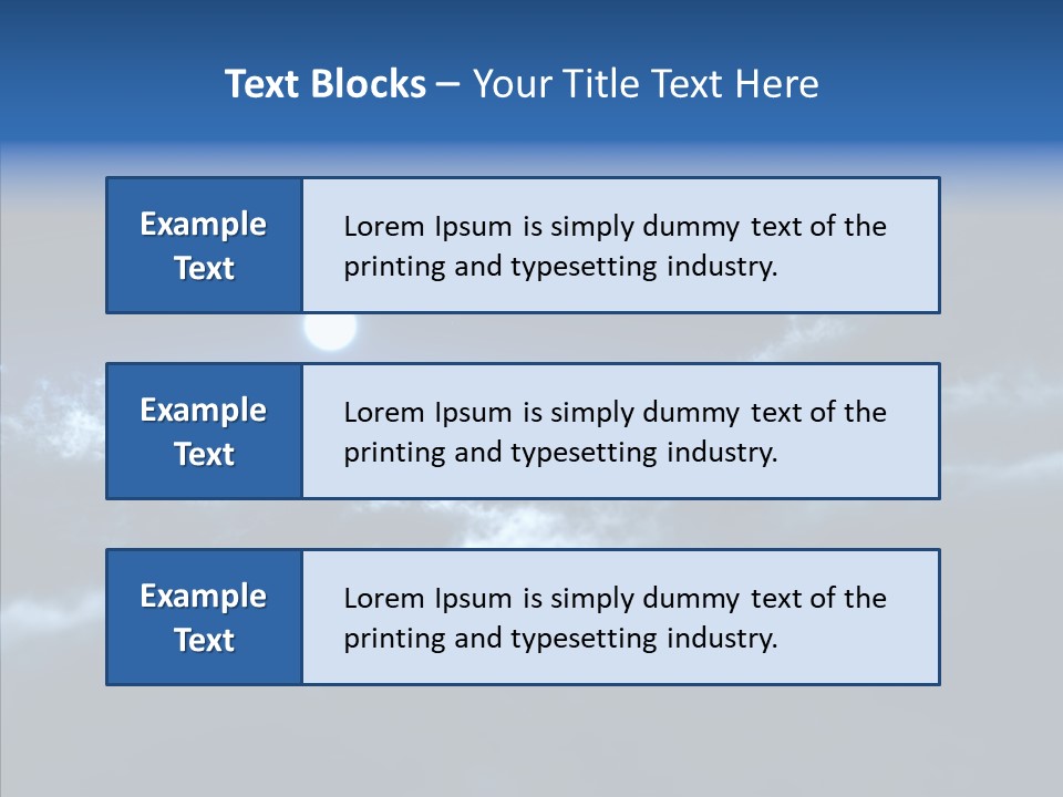 Lunar Time Waves PowerPoint Template