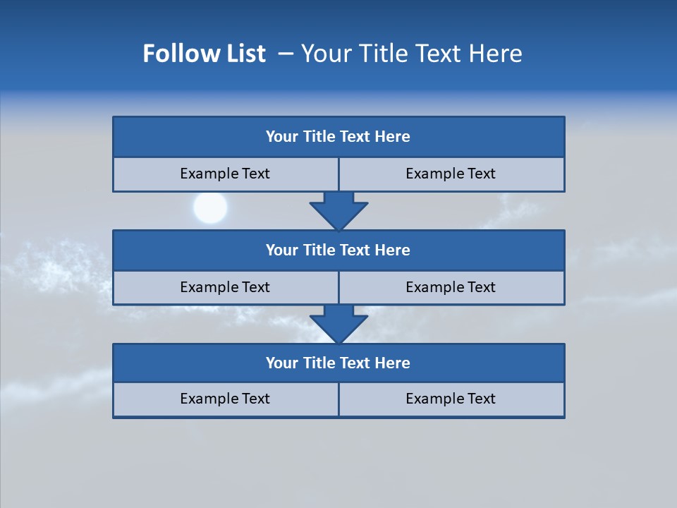 Lunar Time Waves PowerPoint Template