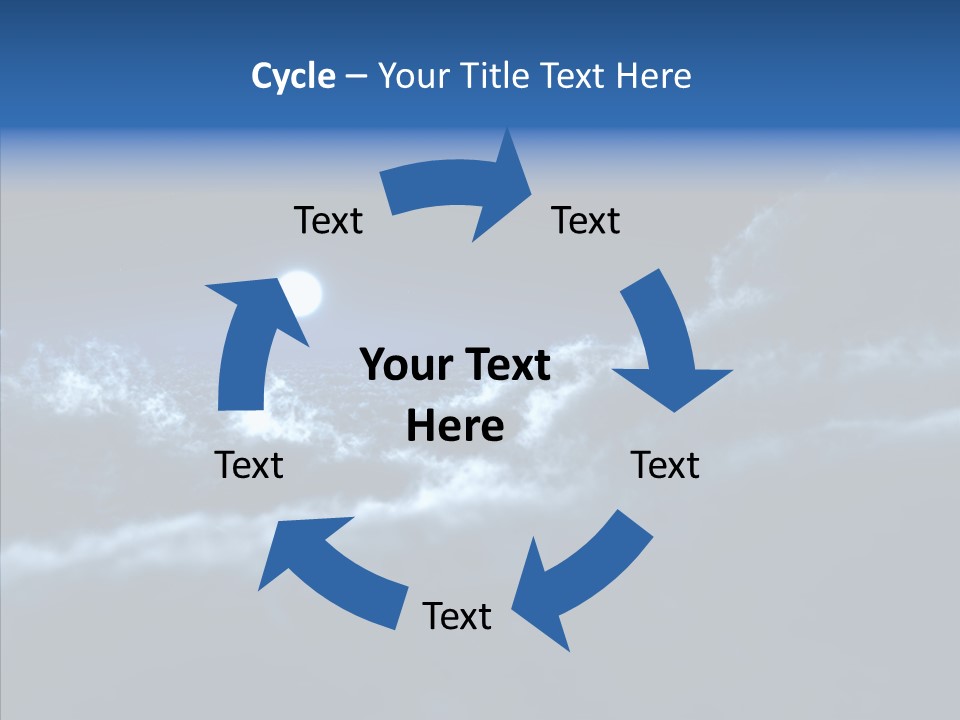 Lunar Time Waves PowerPoint Template