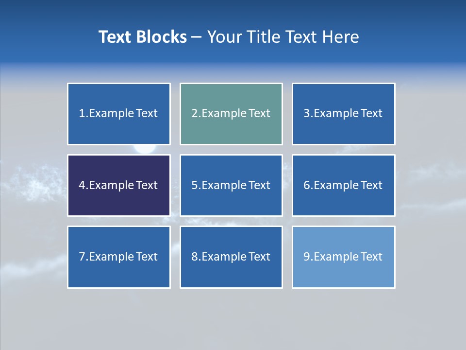 Lunar Time Waves PowerPoint Template