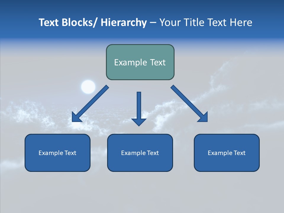 Lunar Time Waves PowerPoint Template
