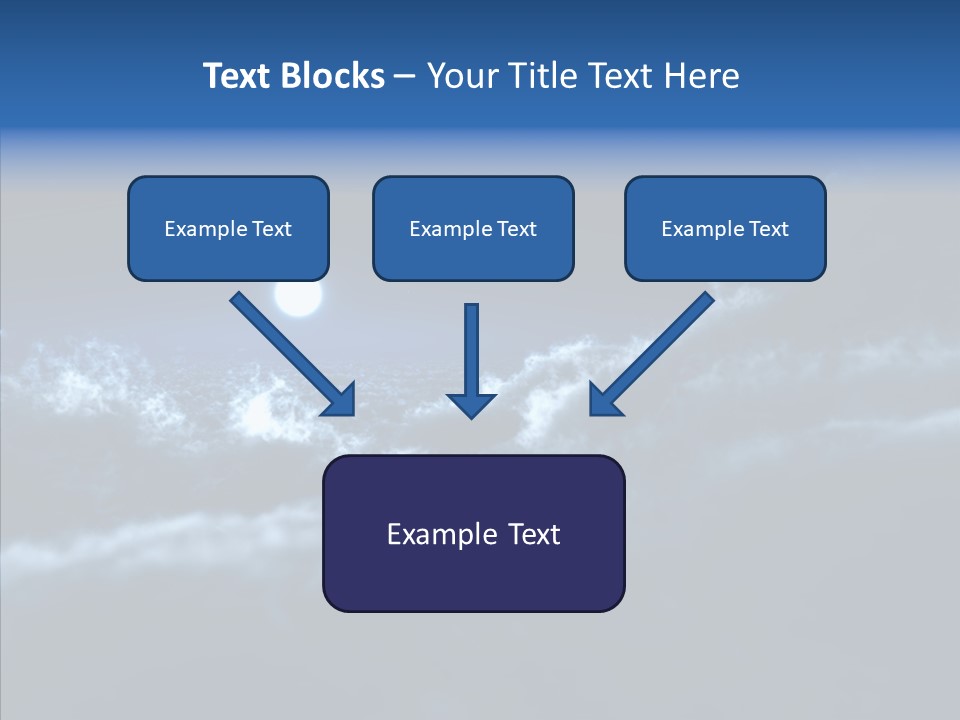 Lunar Time Waves PowerPoint Template