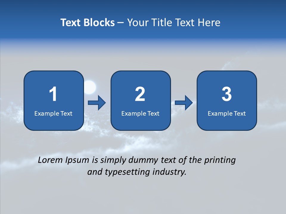 Lunar Time Waves PowerPoint Template