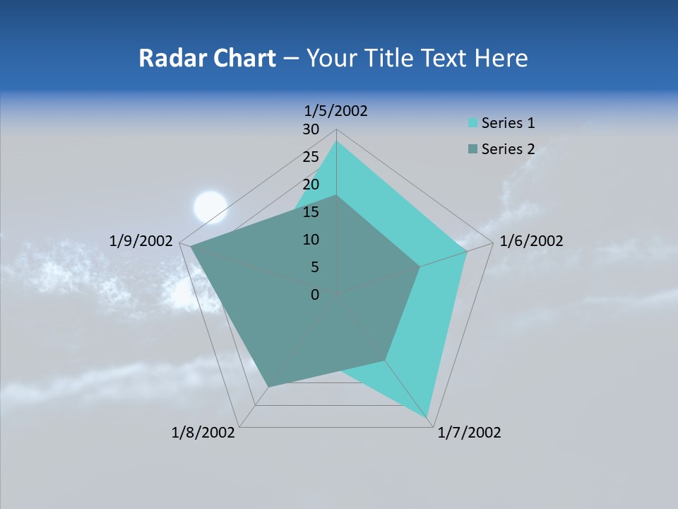 Lunar Time Waves PowerPoint Template