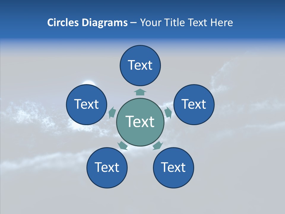 Lunar Time Waves PowerPoint Template