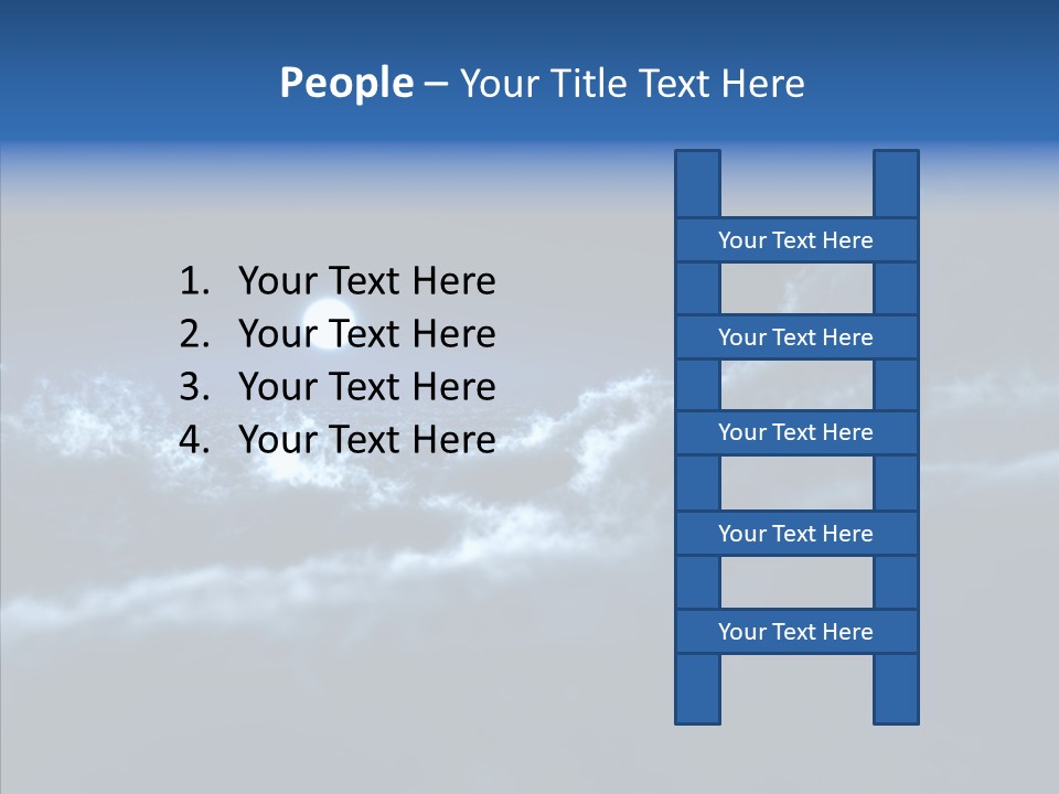Lunar Time Waves PowerPoint Template