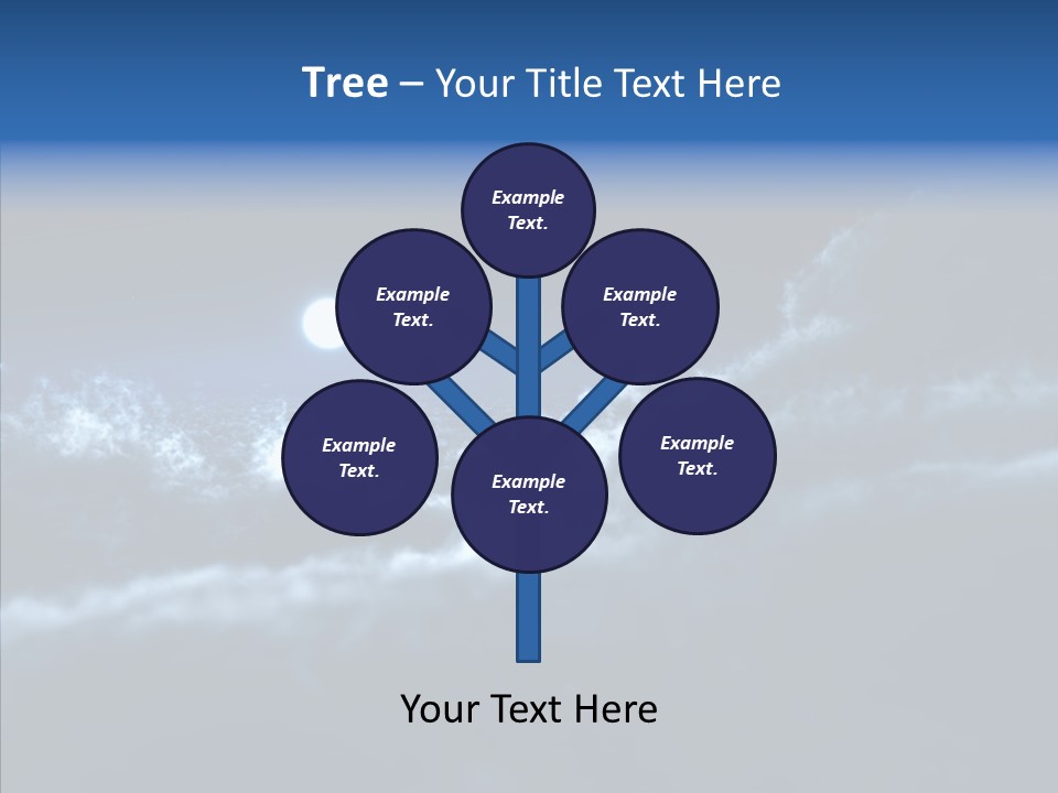 Lunar Time Waves PowerPoint Template