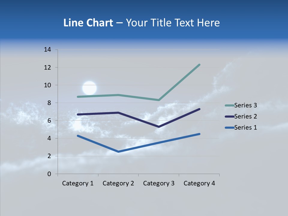 Lunar Time Waves PowerPoint Template