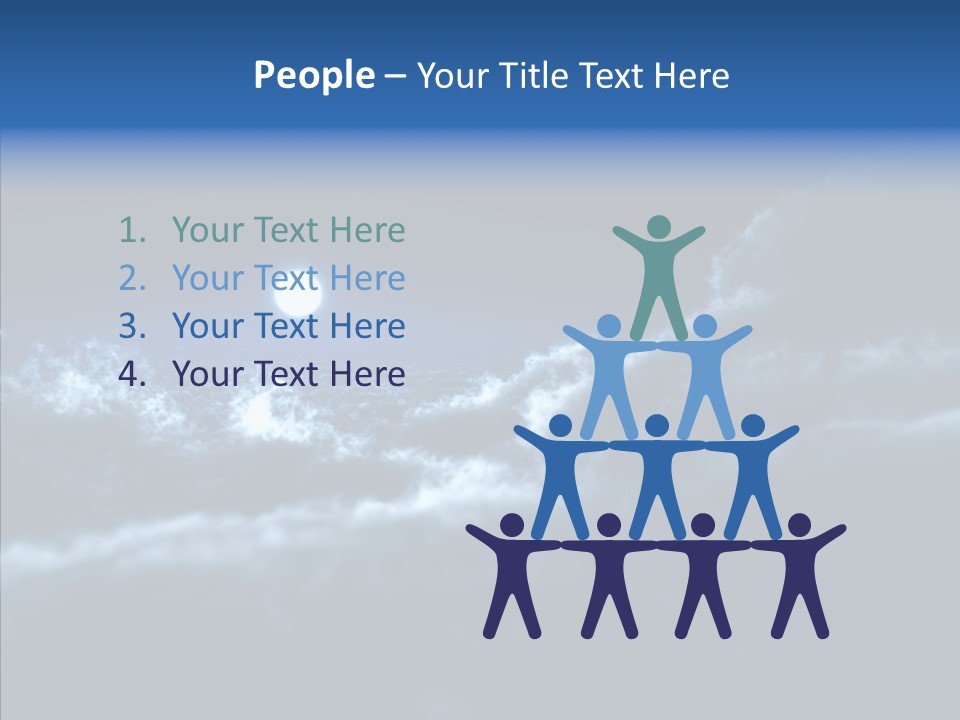 Lunar Time Waves PowerPoint Template