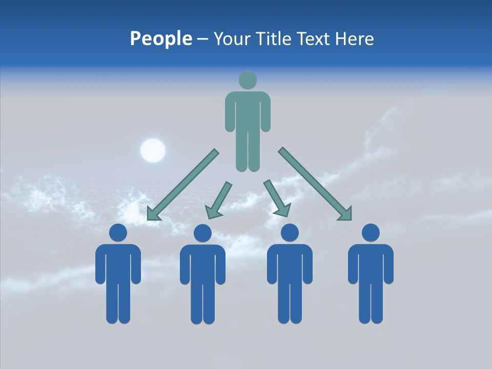 Lunar Time Waves PowerPoint Template