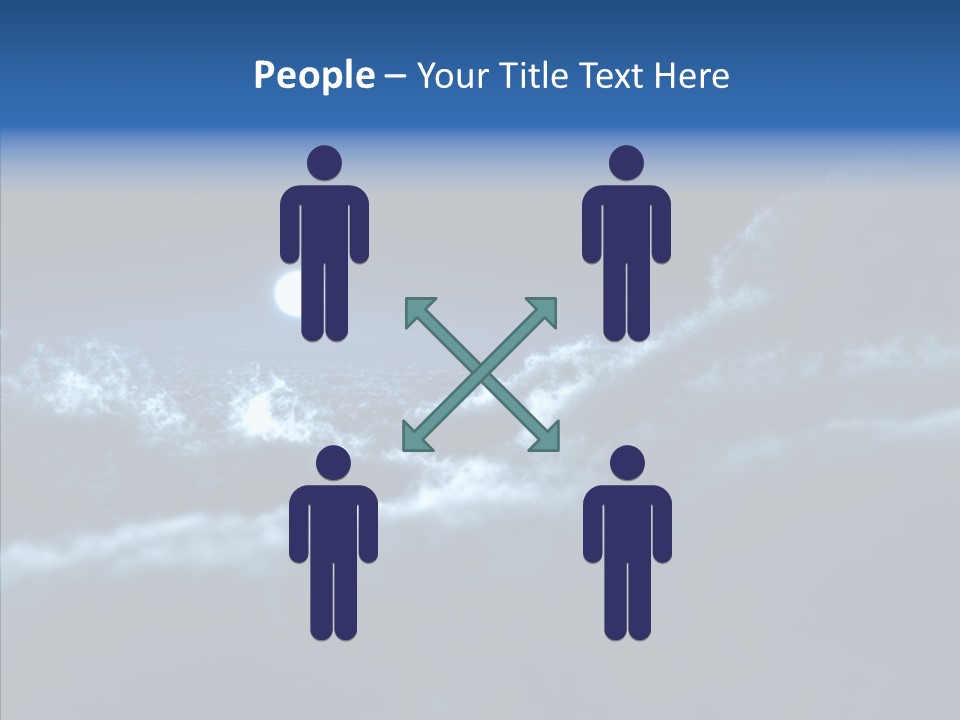 Lunar Time Waves PowerPoint Template