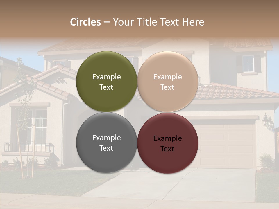 Nice Burbs Neighborhood PowerPoint Template