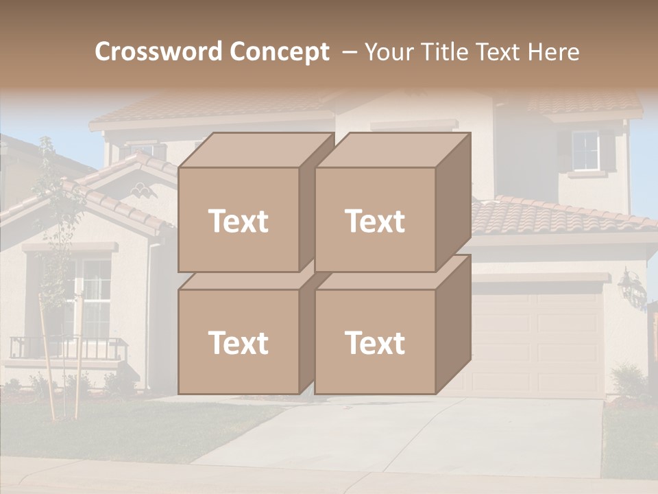Nice Burbs Neighborhood PowerPoint Template