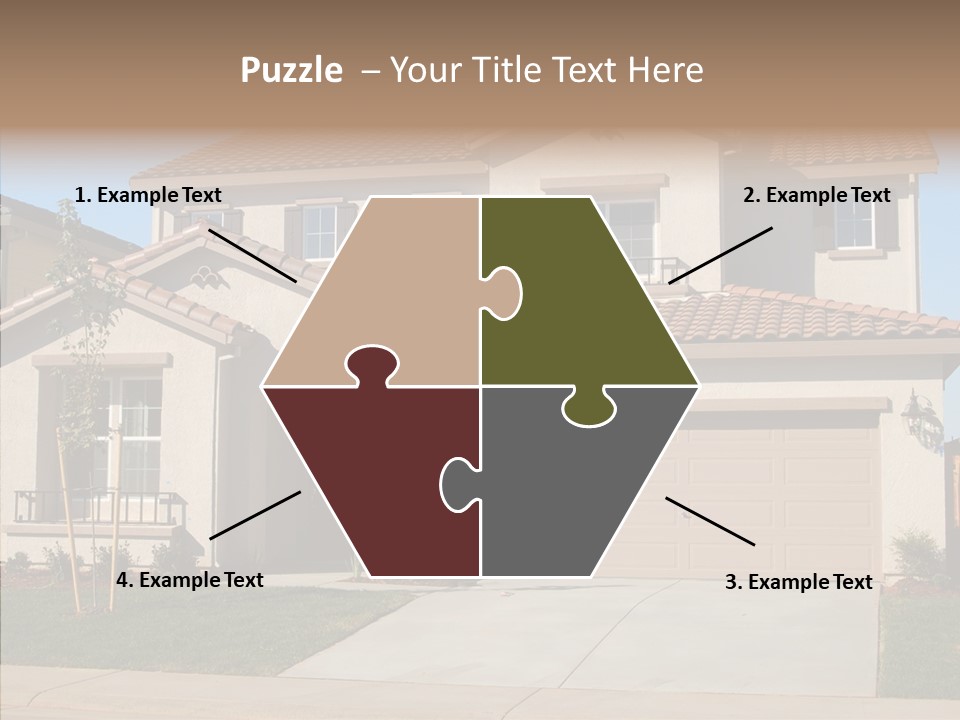 Nice Burbs Neighborhood PowerPoint Template
