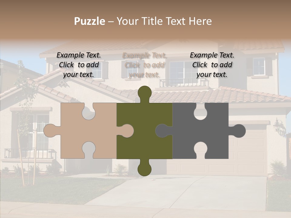 Nice Burbs Neighborhood PowerPoint Template