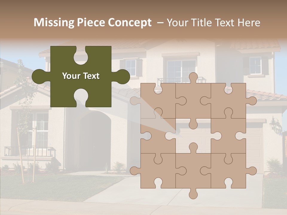 Nice Burbs Neighborhood PowerPoint Template