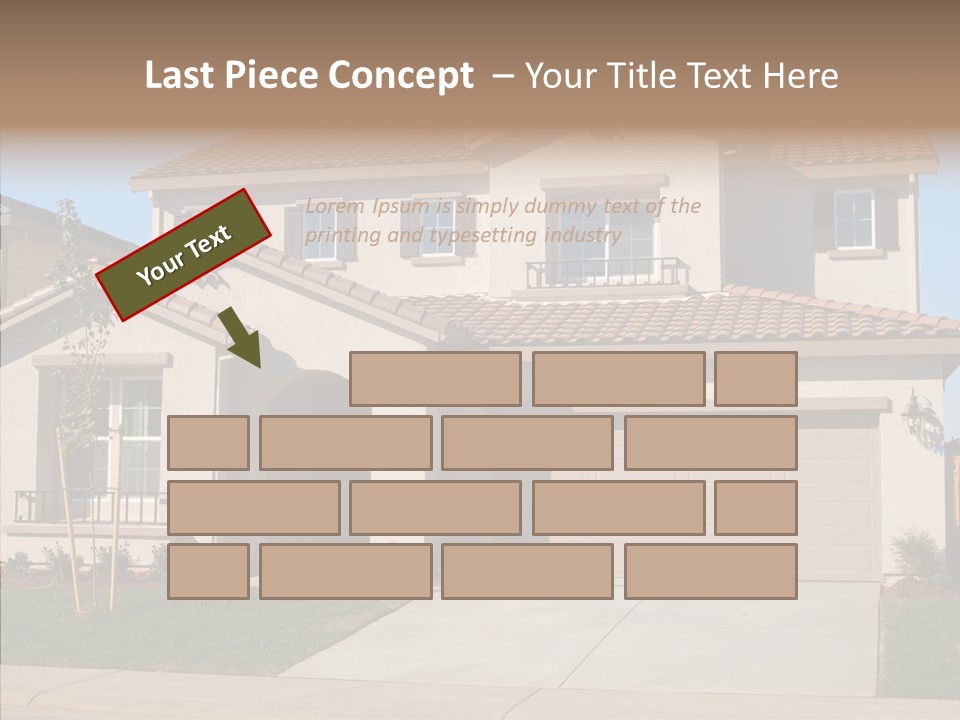 Nice Burbs Neighborhood PowerPoint Template