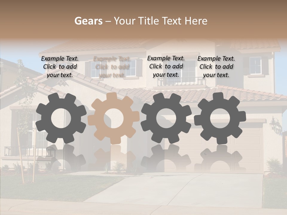 Nice Burbs Neighborhood PowerPoint Template