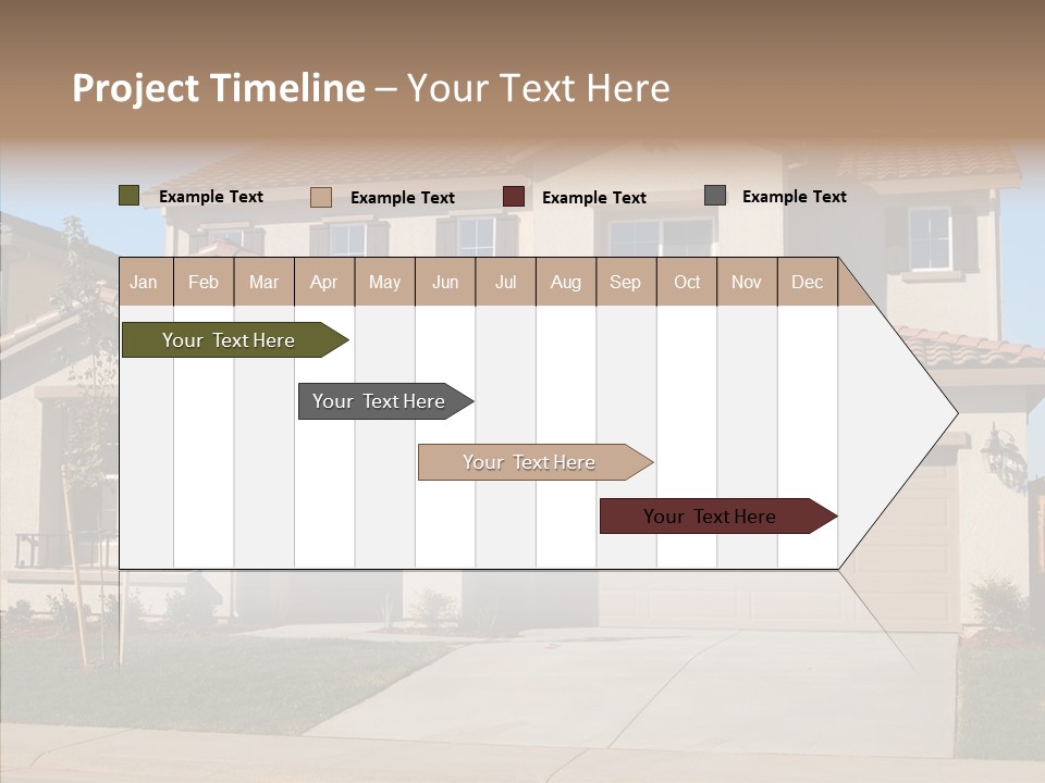 Nice Burbs Neighborhood PowerPoint Template