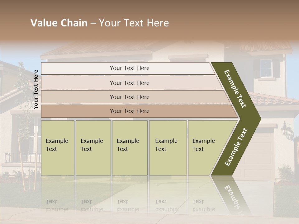 Nice Burbs Neighborhood PowerPoint Template