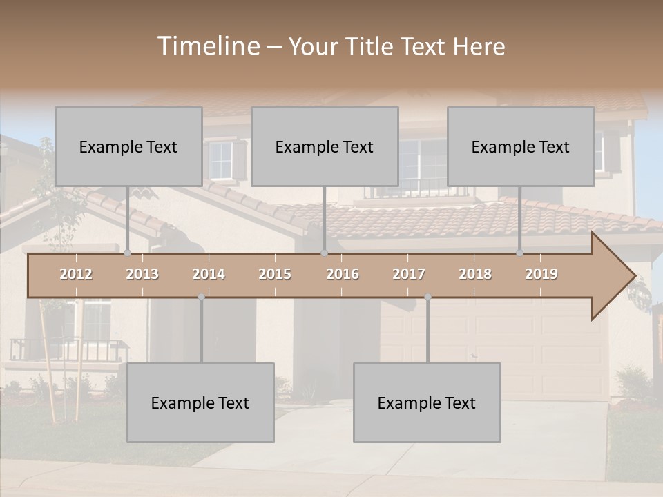 Nice Burbs Neighborhood PowerPoint Template