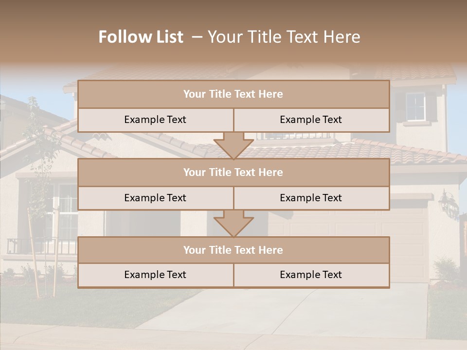 Nice Burbs Neighborhood PowerPoint Template